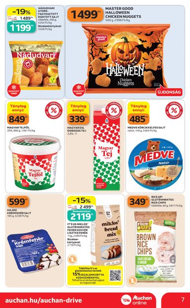Akciós újság Auchan - Auchan szupermarket érvényes 10.22.-tól 10.28.-ig - 7 oldal