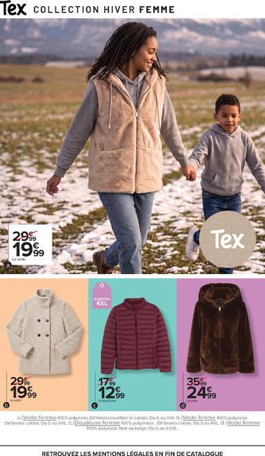 Catalogue Carrefour - Carrefour - Tex Catalogue Hiver valable dès le 20/10 au 02/11 - page 7