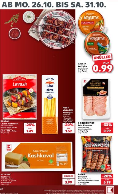 Prospekt Kaufland - Kaufland gültig ab 26.10. bis 31.10. - seite 22
