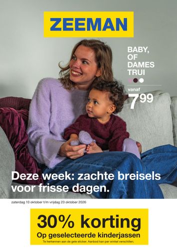 Folder Zeeman - Zeeman van 10/10 tot 23/10 - side 1