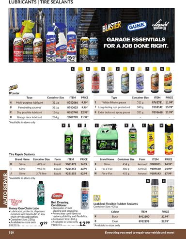 Flyer Princess Auto - Princess Auto - Auto Repair valid since 04-21 until 12-31 - page 47