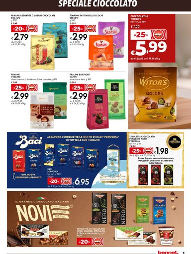 Volantino Bennet - Bennet - Cioccolato, che bontà valido dal 29/10 al 11/11 - pagina 5