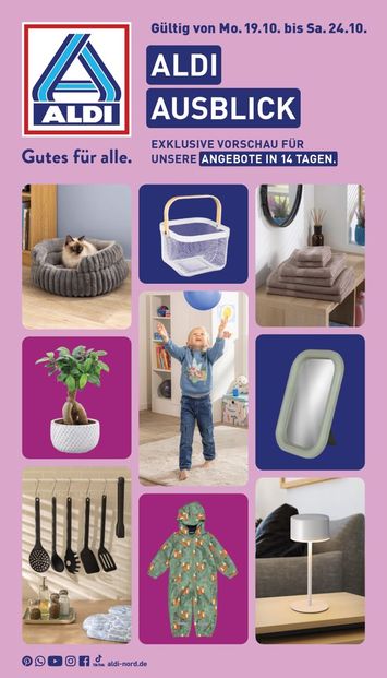 Prospekt ALDI Nord - ALDI NORD - Ausblick gültig ab 19.10. bis 24.10. - seite 1