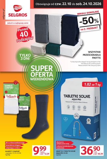 Gazetka Selgros - Selgros cash&carry - Oferta weekendowa od 22.10. do 24.10. - strona 1