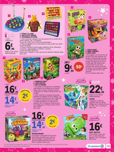 Catalogue E.Leclerc - E.Leclerc - Jouets valable dès le 13/10 au 05/12 - page 103