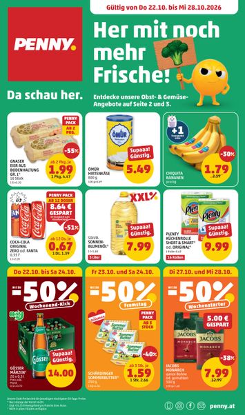 PENNY-Flugblatt - PENNY gültig ab 22.10. bis 28.10. - seite 1