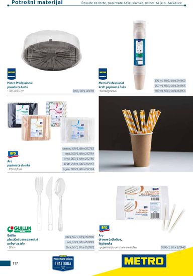 Katalog Metro - Metro - Poslovna rješenja - Trattoria vrijedi od 04.03. do 31.12. - stranica 117