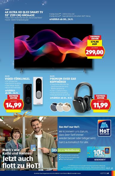 Leták Hofer Rakúsko - Hofer Rakúsko - Unser Weihnachtskatalog od 30.10. do 31.12. - strana 41