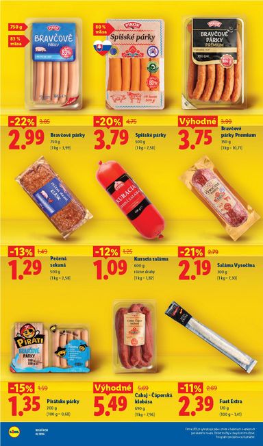 Leták Lidl - Lidl - Dlhodobo zlacnené od 03.07. do 31.12. - strana 10