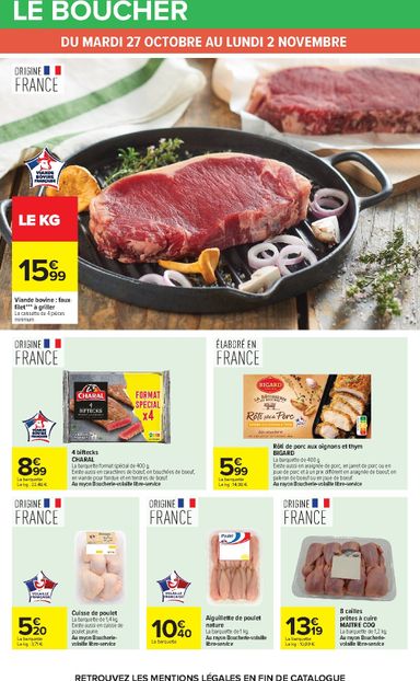 Catalogue Carrefour - Carrefour valable dès le 27/10 au 09/11 - page 22