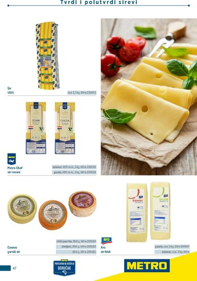 Katalog Metro - Metro - Poslovna rješenja - Doručak vrijedi od 01.01. do 31.12. - stranica 47