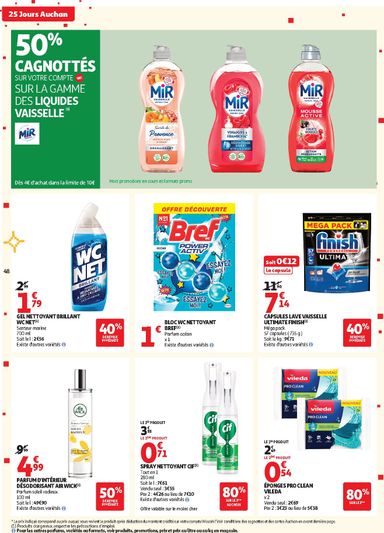 Catalogue Auchan - Auchan - 25 jours valable dès le 27/10 au 01/11 - page 48
