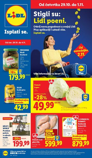 Katalog Lidl - Lidl od 29.10 do 04.11 - strana 1
