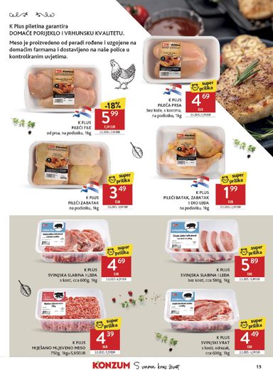 Katalog Konzum - Konzum vrijedi od 14.10. do 20.10. - stranica 13