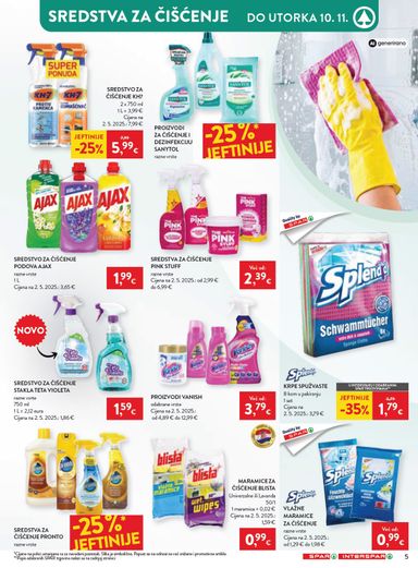 Katalog SPAR - SPAR - Svježina, njega i sjaj u svakom kutku vrijedi od 21.10. do 10.11. - stranica 5