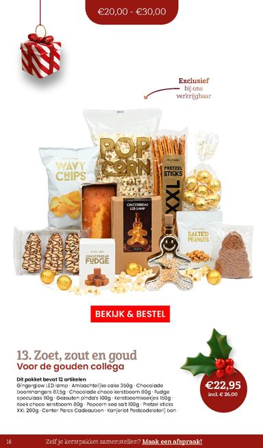 Folder Makro - Makro - Kerstpaketten catalogus van 20-10 tot 31-12 - side 16