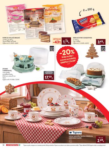 Katalog INTERSPAR - Interspar - Pečenje kolača vrijedi od 07.10. do 15.12. - stranica 16