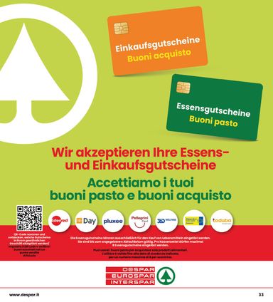Volantino Interspar - INTERSPAR - Deutch valido dal 22/10 al 04/11 - pagina 33
