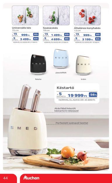 Akciós újság Auchan - Auchan Hipermarket érvényes 10.22.-tól 10.28.-ig - 44 oldal