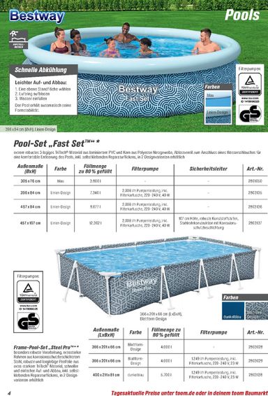 Prospekt toom - Toom - Pool, Sauna & Klima gültig ab 01.03. bis 31.12. - seite 4