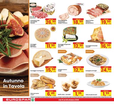 Volantino Eurospar - Eurospar valido dal 15/10 al 28/10 - pagina 8