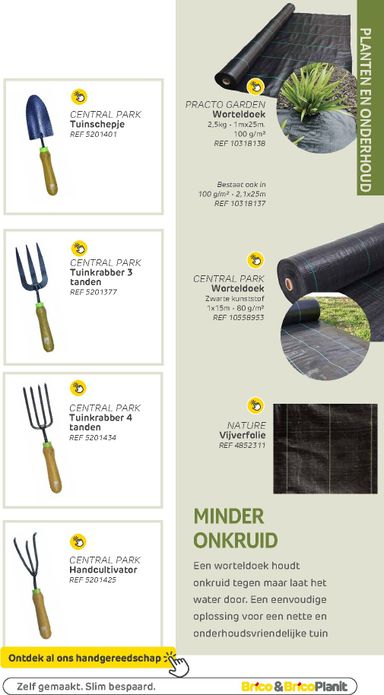 Folder Brico - Brico - Tuin catalogus van 01/03 tot 31/12 - side 127