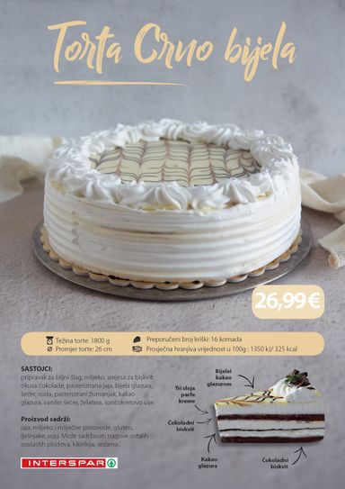 Katalog SPAR - SPAR - Torte vrijedi od 19.01. do 31.12. - stranica 8
