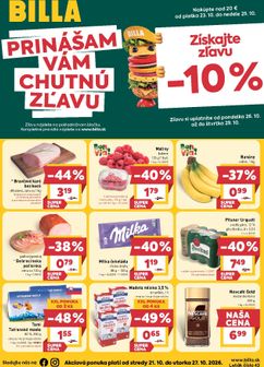 Billa leták platný od stredy 21.10.