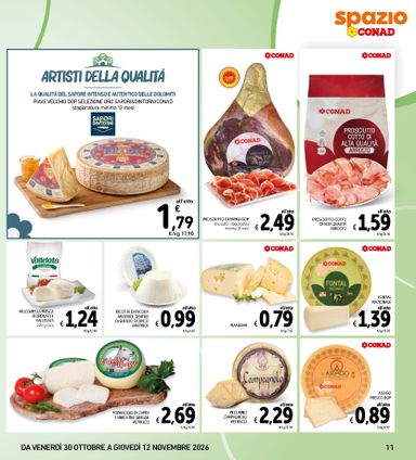Volantino Spazio Conad - Spazio Conad - Roma valido dal 30/10 al 12/11 - pagina 11