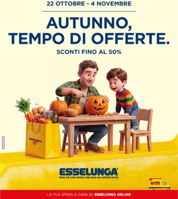 Volantino Esselunga - Esselunga - Offerte d'Autunno valido dal 22/10 al 04/11 - pagina 1