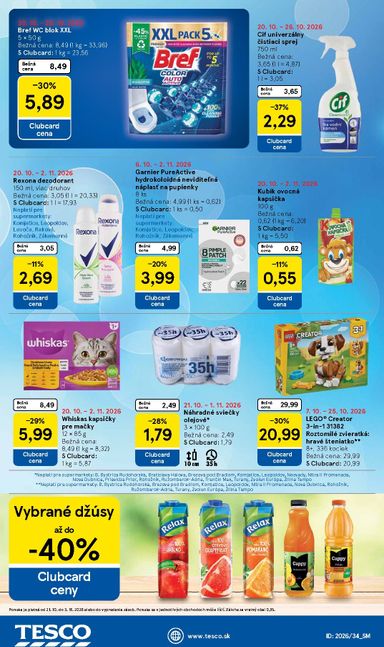 Leták Tesco - Tesco supermarket od 21.10. do 27.10. - strana 26