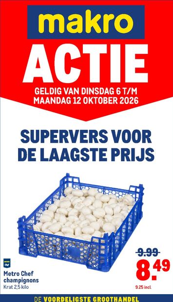 Folder Makro - Makro - Versdeals van 06-10 tot 12-10 - side 1