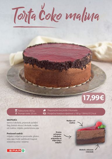 Katalog INTERSPAR - Interspar - Torte vrijedi od 10.08. do 31.12. - stranica 6