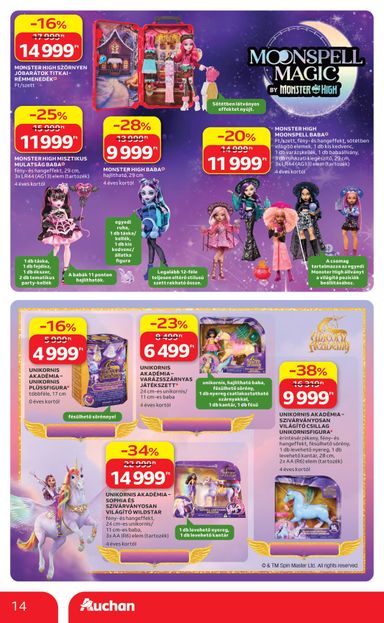 Akciós újság Auchan - Auchan Hipermarket érvényes 10.22.-tól 11.25.-ig - 14 oldal