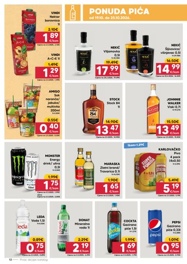 Katalog Pivac - Pivac vrijedi od 19.10. do 25.10. - stranica 12
