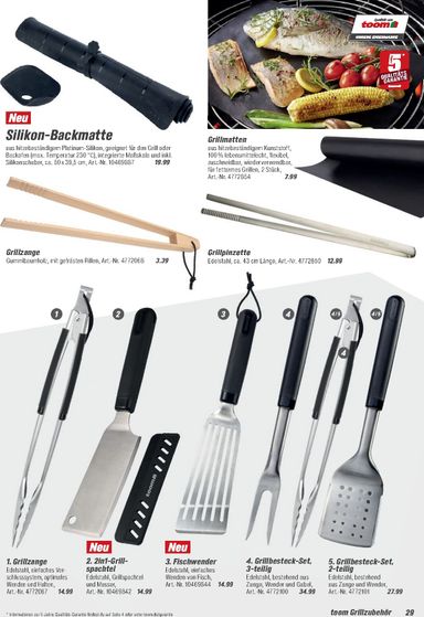 Prospekt toom - Toom - Grills & Zubehör gültig ab 01.03. bis 31.12. - seite 29