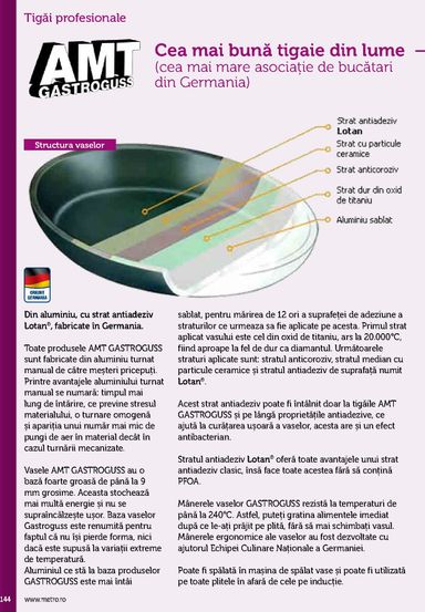 Catalogul Metro - Metro - Echipamente Profesionale pentru HoReCa de la 01.01. până la 31.12. - pagina 144