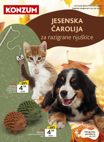 Katalog Konzum - Konzum - Jesenska Čarolija vrijedi od 05.10. do 18.10. - stranica 1