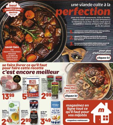 Flyer Metro - Metro - Cahier Mijotés (QC) valid since 10-29 until 11-04 - page 3