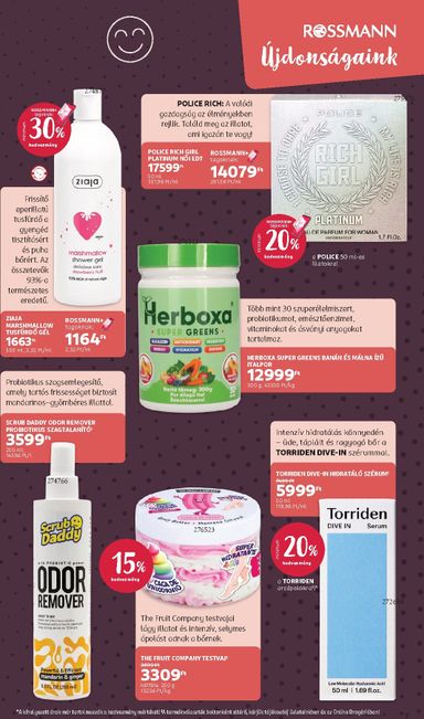Akciós újság Rossmann - Rossmann érvényes 10.19.-tól 10.30.-ig - 7 oldal