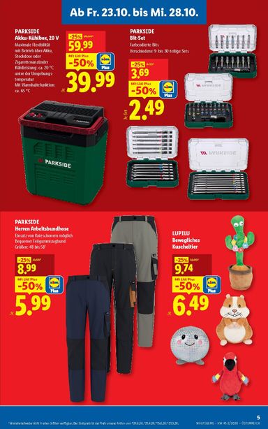 Lidl-Flugblatt - Lidl - Wolfsberg gültig ab 23.10. bis 28.10. - seite 5