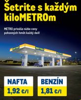 Metro - Šetrite s každým kiloMETROm platný od štvrtka 22.10.2026