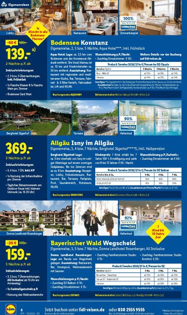 Prospekt Lidl - Lidl - Reise-Highlights gültig ab 14.10. bis 15.11. - seite 8