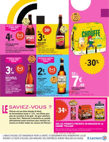 Catalogue E.Leclerc - E.Leclerc - Foire à la bière valable dès le 13/10 au 24/10 - page 9
