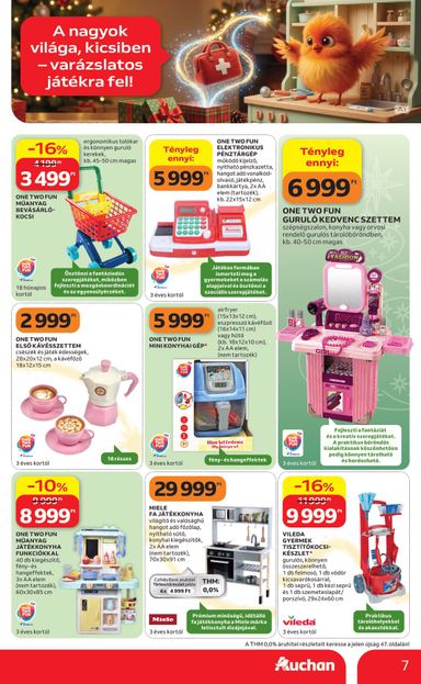 Akciós újság Auchan - Auchan Hipermarket érvényes 10.22.-tól 11.25.-ig - 7 oldal