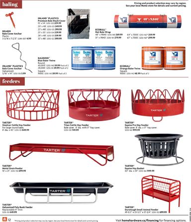 Flyer Home Hardware - Home Hardware - Farm and Rural Living valid since 04-02 until 12-31 - page 12