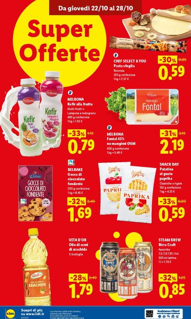 Volantino Lidl - Lidl - Nuova apertura Trieste valido dal 22/10 al 28/10 - pagina 8