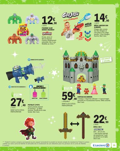 Catalogue E.Leclerc - E.Leclerc - Jouets de Noël valable dès le 20/10 au 05/12 - page 55