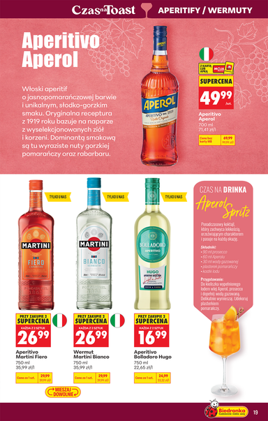 Leták Biedronka Poľsko - Biedronka Poľsko - Alkohol od 19.10. do 31.10. - strana 19