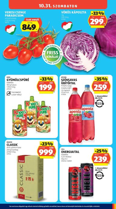 Akciós újság Aldi - Aldi érvényes 10.29.-tól 11.04.-ig - 33 oldal